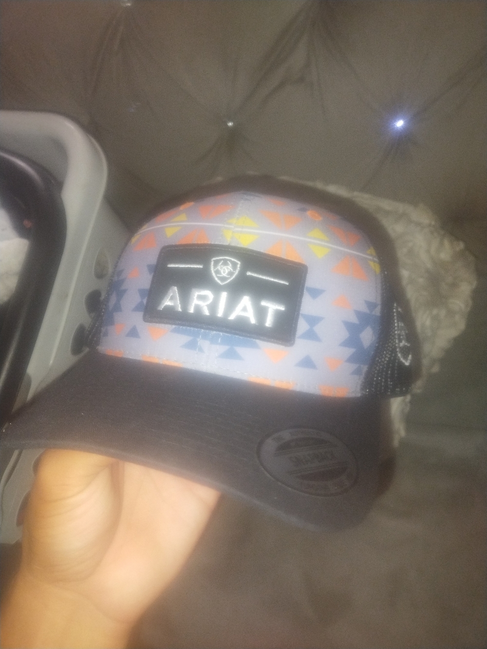Ariat Kids' Multicolor Triangle-Print Trucker Hat